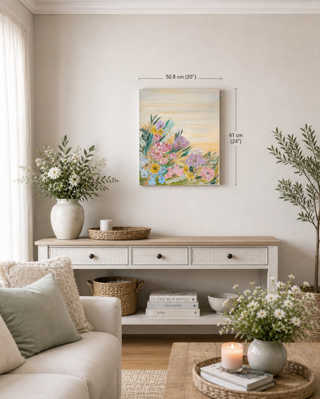 Sunlit Wildflowers